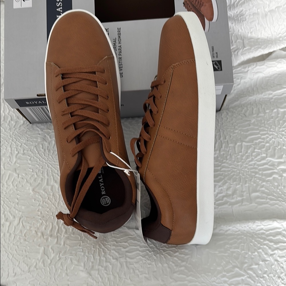 Leather Sneakers Royal Classic Brown